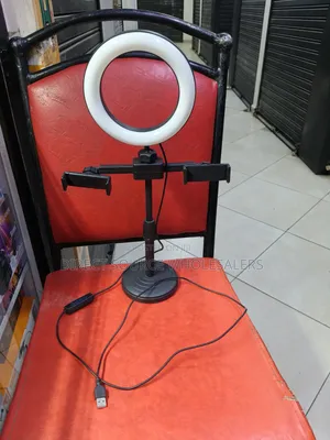 Double Phone Holder Desktop Stand