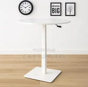 Modern Round Adjustable Dining Table