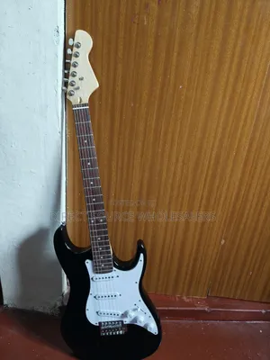 Premium Black Electric Guitar