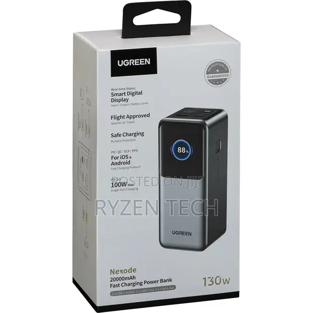 UGREEN 20000mAh 130W Fast Charging Power Bank PB721 - 1