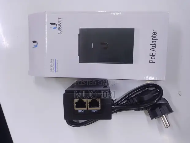 Ubiquiti 48V PoE Injector Adapter - 1
