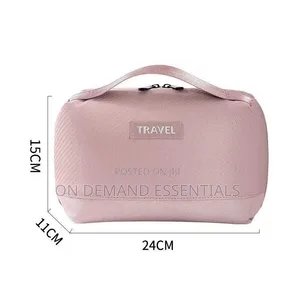 Shiny Matte Make Up Bag/ Cosmetics Bag Colors: Pink