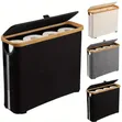Slim Bathroom Storage Cabinet With Bamboo - 1