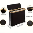 Slim Bathroom Storage Cabinet With Bamboo - 3