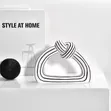 Interior Creative Black White Stripes Abstract Home Decoration - 2