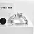 Interior Creative Black White Stripes Abstract Home Decoration - 4