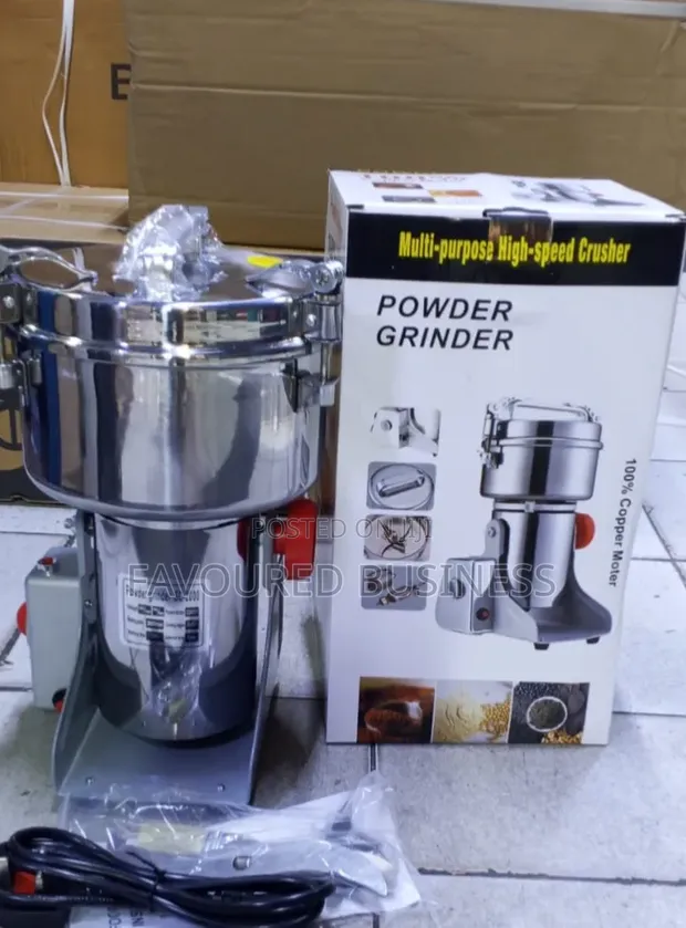 High Speed Powder Grinder / Multi Purpose Spices Crusher New - 1