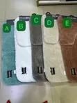 2 PCS Mats Set 
Size 60*90cm 
 45*60cm - 3