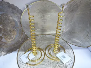 Diamond Spring Tissue Holder Electroplated Gold
