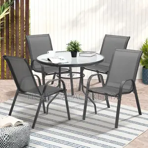 Outdoor Dining Set; Premium Portable Folding Outdoor Dining Set