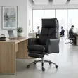 Office Chair; Heavy Leather Office Executive High Back Chair - 1