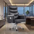Office Chair; Heavy Leather Office Executive High Back Chair - 4