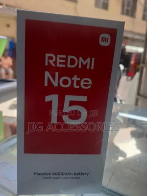 New Xiaomi Redmi Note 15 256 GB Black