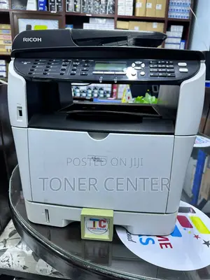 Ricoh Aficio SP 3500N Printer ya Laser Nyeusi na Nyeupe