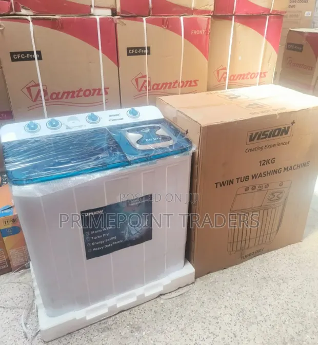 Vision Washing Machine 12KG Semi-Automatic Washer Spin Dryer - 1