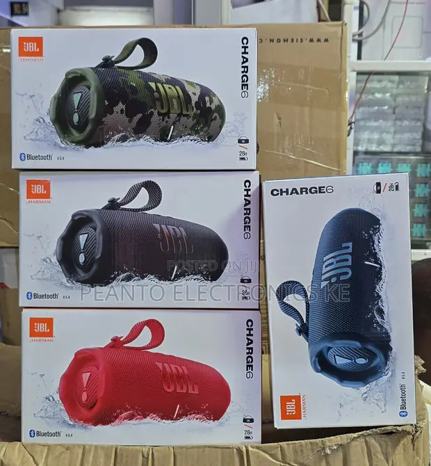 JBL Charge 6 Portable Bluetooth Speaker, Waterproof - 1