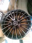 Multi Spokes Bkack 17 Inch Mercedes Benz Rims Set - 2
