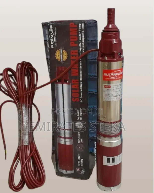 High-Performance Rutan Solar Submersible Water Pump 24V DC Screw Pump - 1
