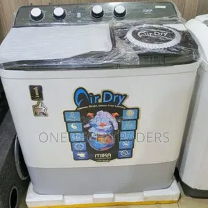 Mika 10Kg Twin Tub Washing Machine - White