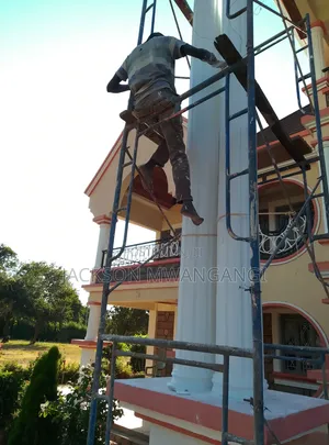 Gypsum Installation, Glass Fixing, Tiles & General House Painting