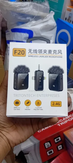 F20 Seti ya Maikrofoni ya Lavalier Isiyo na Waya