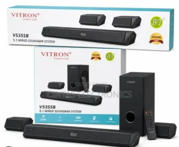 Vitron V535SB 5.1 Channel BEST Soundbar System - 1