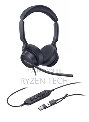 Yealink UH46 Dual Teams USB-C/A Headset yenye Kamba