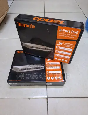 Tenda 8 Port PoE Ethernet Switch for Security Cameras