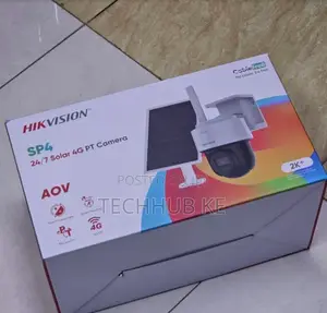 Hikvision SP4 4G Solar PTZ CCTV Camera - Two-Way Audio