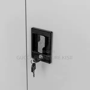 Grey 2-Door Steel Office Cabinet