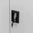 Grey 2-Door Steel Office Cabinet - 1