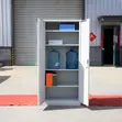 Grey 2-Door Steel Office Cabinet - 4