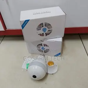 V380 Pro Kamera ya Balbu ya Panoramic 360° WiFi CCTV ya Usalama