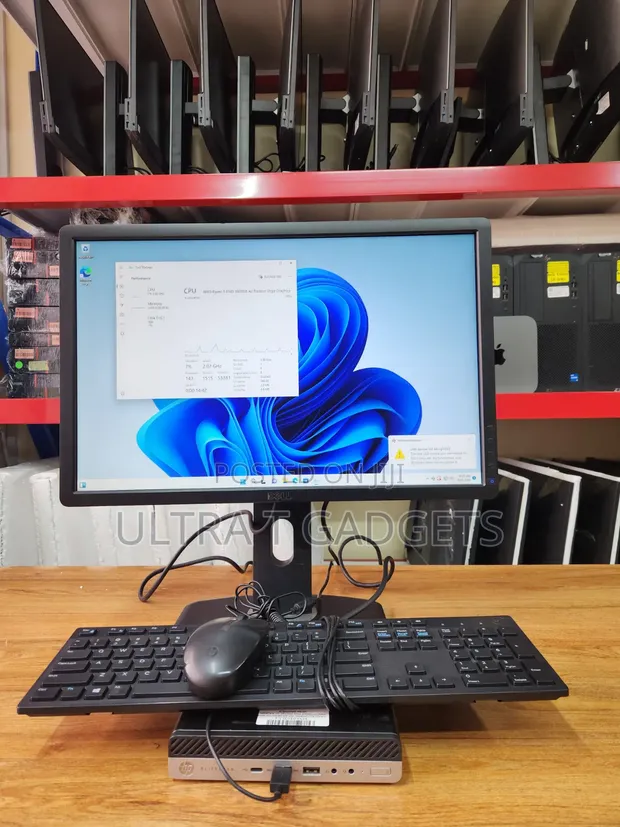 Kompyuta ya HP EliteDesk 705 G5 - Ryzen 5, 8GB RAM, 256GB SSD - 1