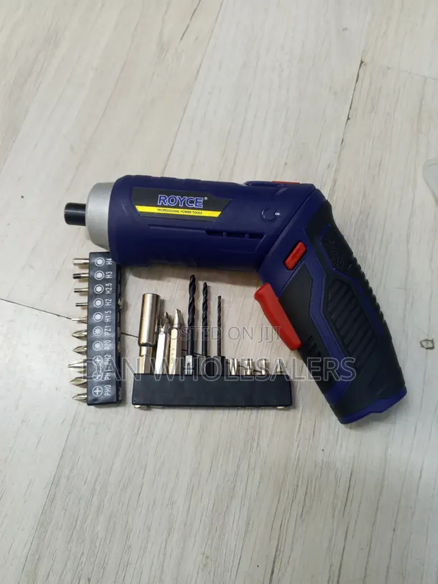 Royce Cordless Screwdriver With Screws - 1