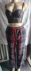 Ladies Pajama Pants & Crop Tops Set - 1