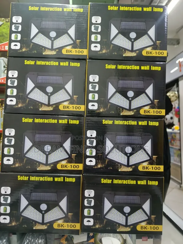 Vitu 8 vya Taa za Ukutani za Solar BK-100 - Ziwasha Usiku Wako - 1