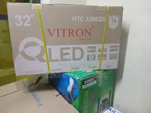 Vitron HTC3288QS 32" Frameless QLED Smart Android TV Black