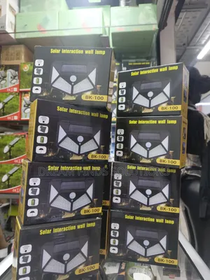 Pakiti ya Jumla (Vipande 8): BK-100 Mwanga wa Ukutani wa Solar 100 LED Nje