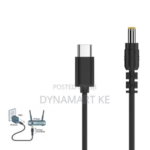 Type-C PD to DC 5.5x2.5mm 12V Power Cable for Routers