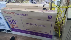 Vitron 50" QLED 4K Smart TV HTC50QW Frameless Quad HD