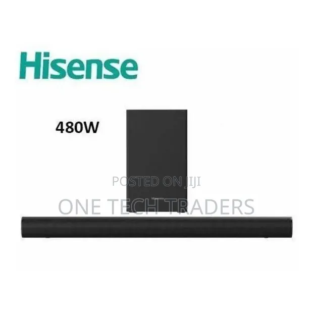 Hisense 480W 3.1 Channel Wireless Soundbar with Dolby Audio - 1