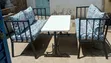 Bar Metal 2-Seater Sofa Set with Table - 2