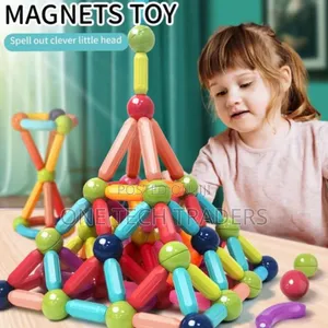 116 Pieces Magnetic Sticks and Block Toys