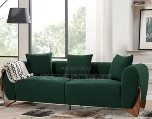 3-Seater Spring Cushioned Sofa