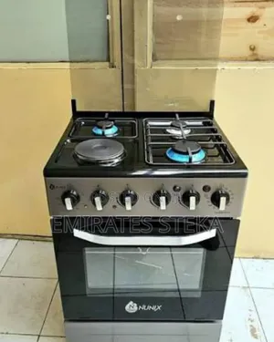 Nunix KZ-560-3G1E Jiko 50x55 3 Gesi + 1 Umeme