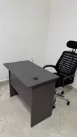 Office Desk and Adjustable Chair with Headrest - 2