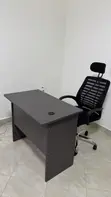 Office Desk and Adjustable Chair with Headrest - 3