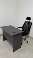 Office Desk and Adjustable Chair with Headrest - 4