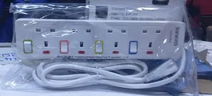 Starworth 3m 4-Way Extension Cord na Surge Protection